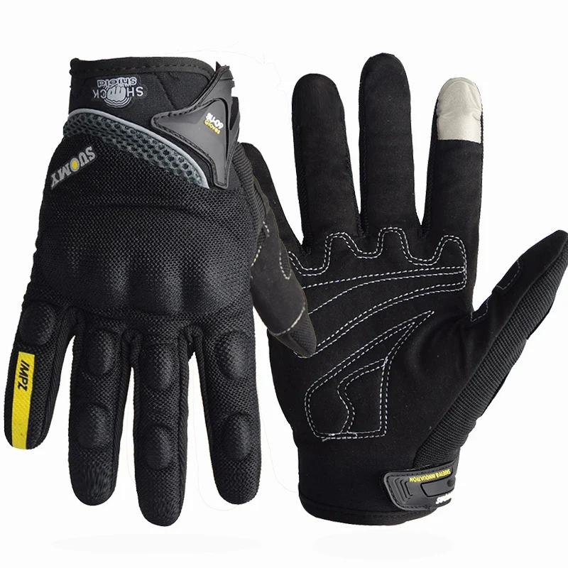 Motorcycle protective gloves