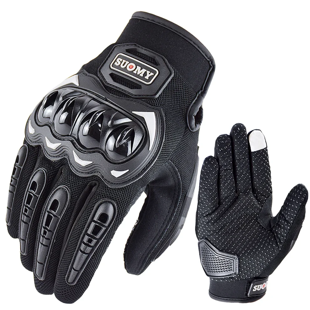 Motorcycle protective gloves