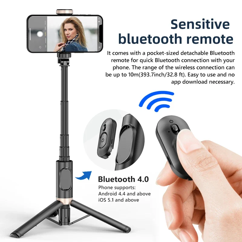 Handheld Selfie Stick Tripod Extendable Monopod with Remote for Huawei