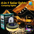 Solar Camping light Outdoor Atmosphere Waterproof Lamp Recyclable portable multicolour  LED Strip for Garden Tent Decor