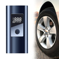Electric Car Air Pump LCD Display Tire Inflatable Pump Rechargeable Car Wireless Air Compressor Suitable for Car Motorcycle Bike