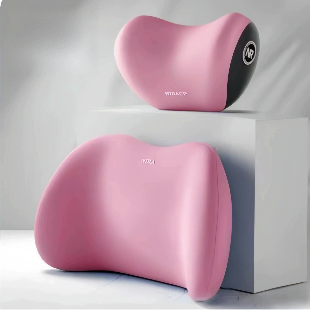 Memory Foam Car Neck Pillow Breathable Lumbar Support Backrest Pressure Relief Headrest Pillow Auto Interior Accessories