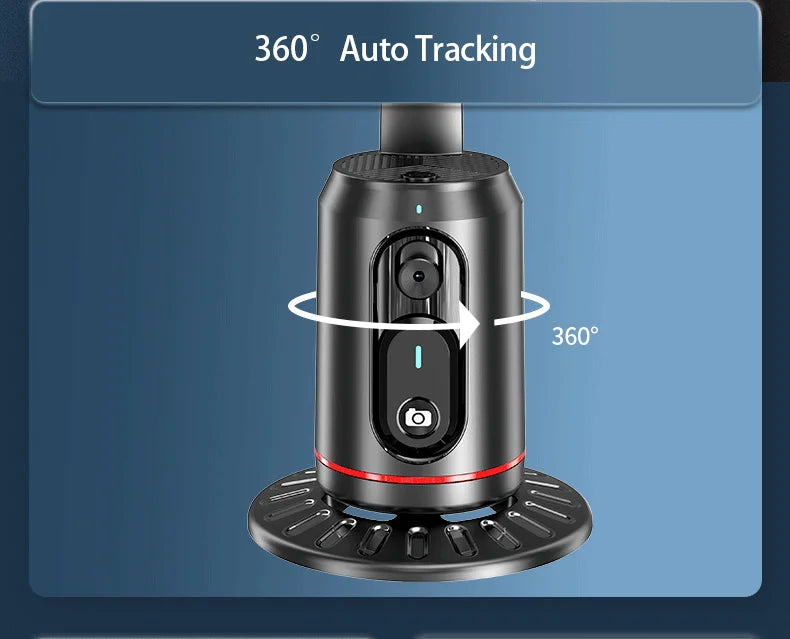 Auto Face AI Tracking Gimbal Stabilizer Tripod Selfie Stick Phone Shooting Stand Remote 360° Rotating Phone Holder