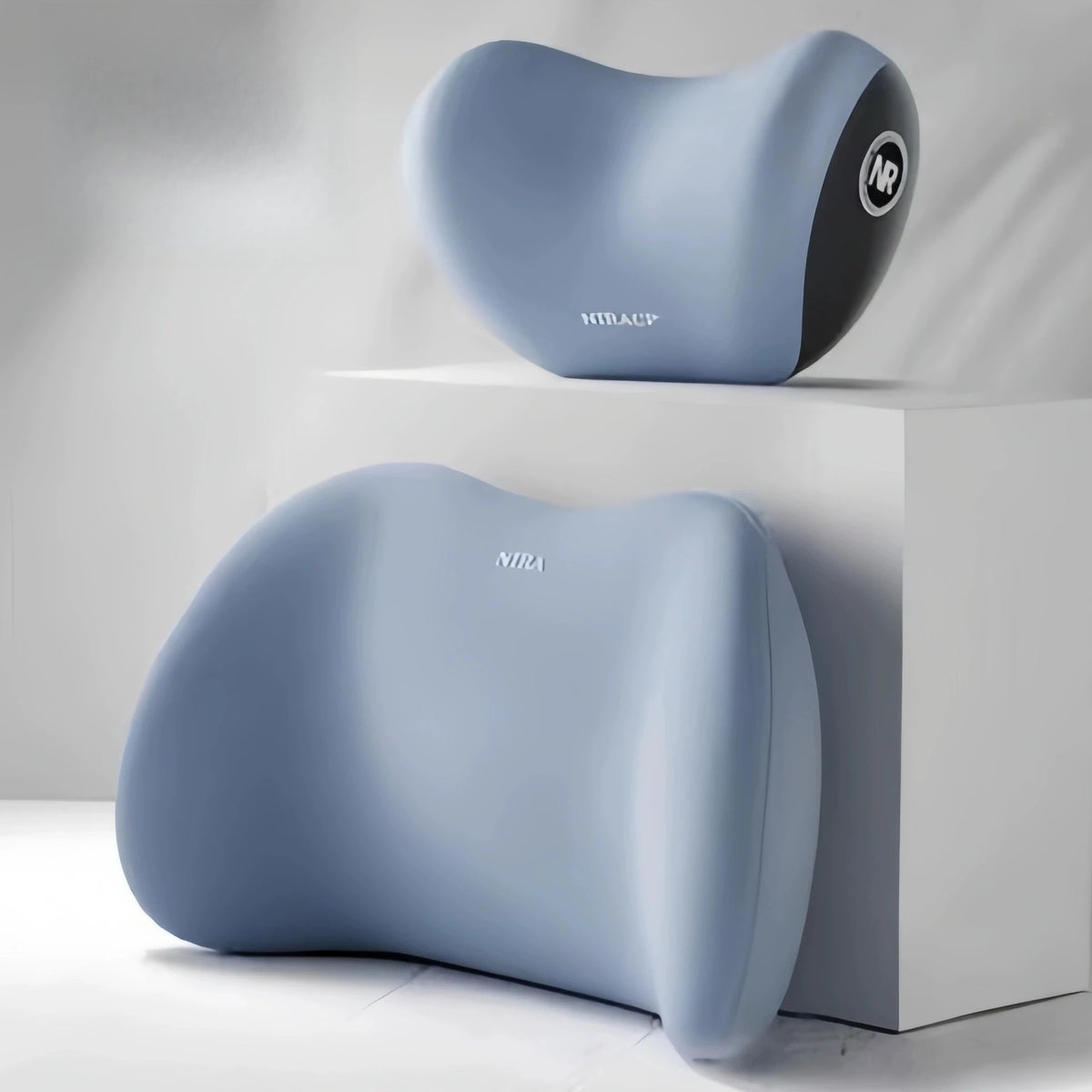 Memory Foam Car Neck Pillow Breathable Lumbar Support Backrest Pressure Relief Headrest Pillow Auto Interior Accessories