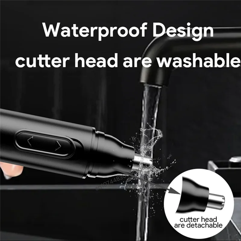 Electric Nose Hair Trimmer Ear Hair Trimmer Shaping Professional Safe Painless Portable Forbusiness Trip Andhome-A77G