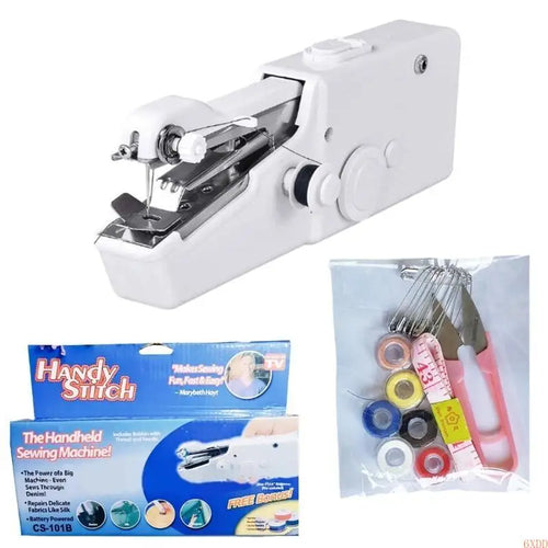 6XDD Portable Cordless Sewing Machine for Home Travel Quick Simple Clothing Repair