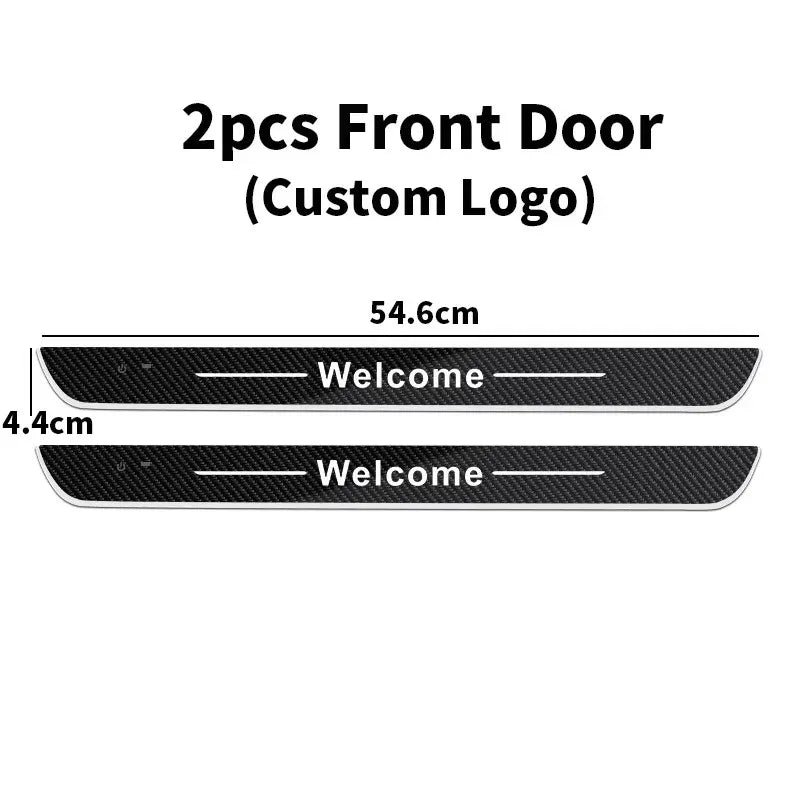 Carbon fiber For Atto 3 EV yuan song han Customized Car Welcome Door illuminated Sill Light Logo Lamp LED Pedal Decoration