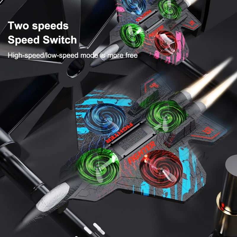 1 Set Electric Foam Glider Stunt Tumbling UAV Hovering Helicopter With LED Lights 2.4G Remote Control Fighter Aircraft Model