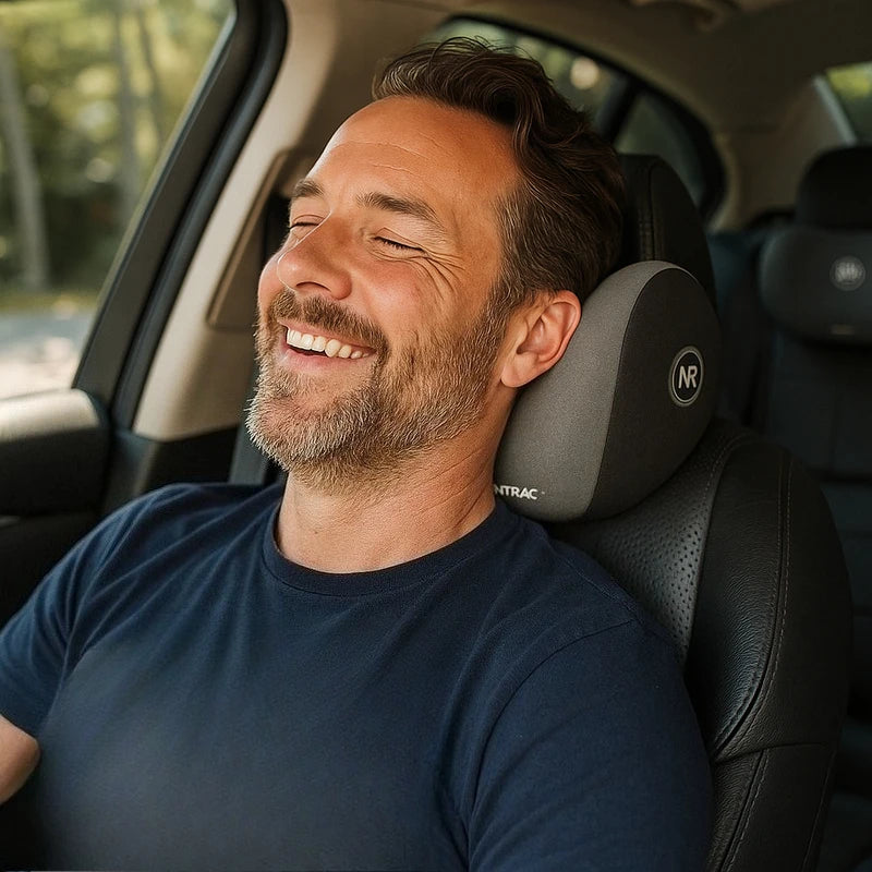 Memory Foam Car Neck Pillow Breathable Lumbar Support Backrest Pressure Relief Headrest Pillow Auto Interior Accessories