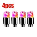 Air Valve Caps with Lights for Motorcycles Bicycles LED Tire Valve Cap Lights Tire Lights Car Electric Vehicles Modification