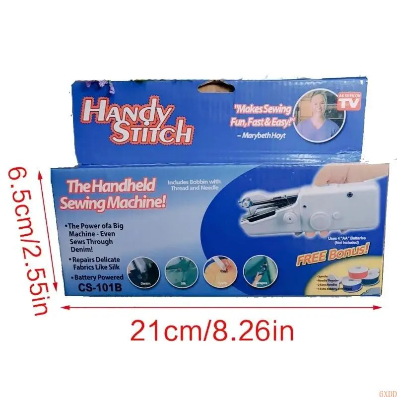 6XDD Portable Cordless Sewing Machine for Home Travel Quick Simple Clothing Repair